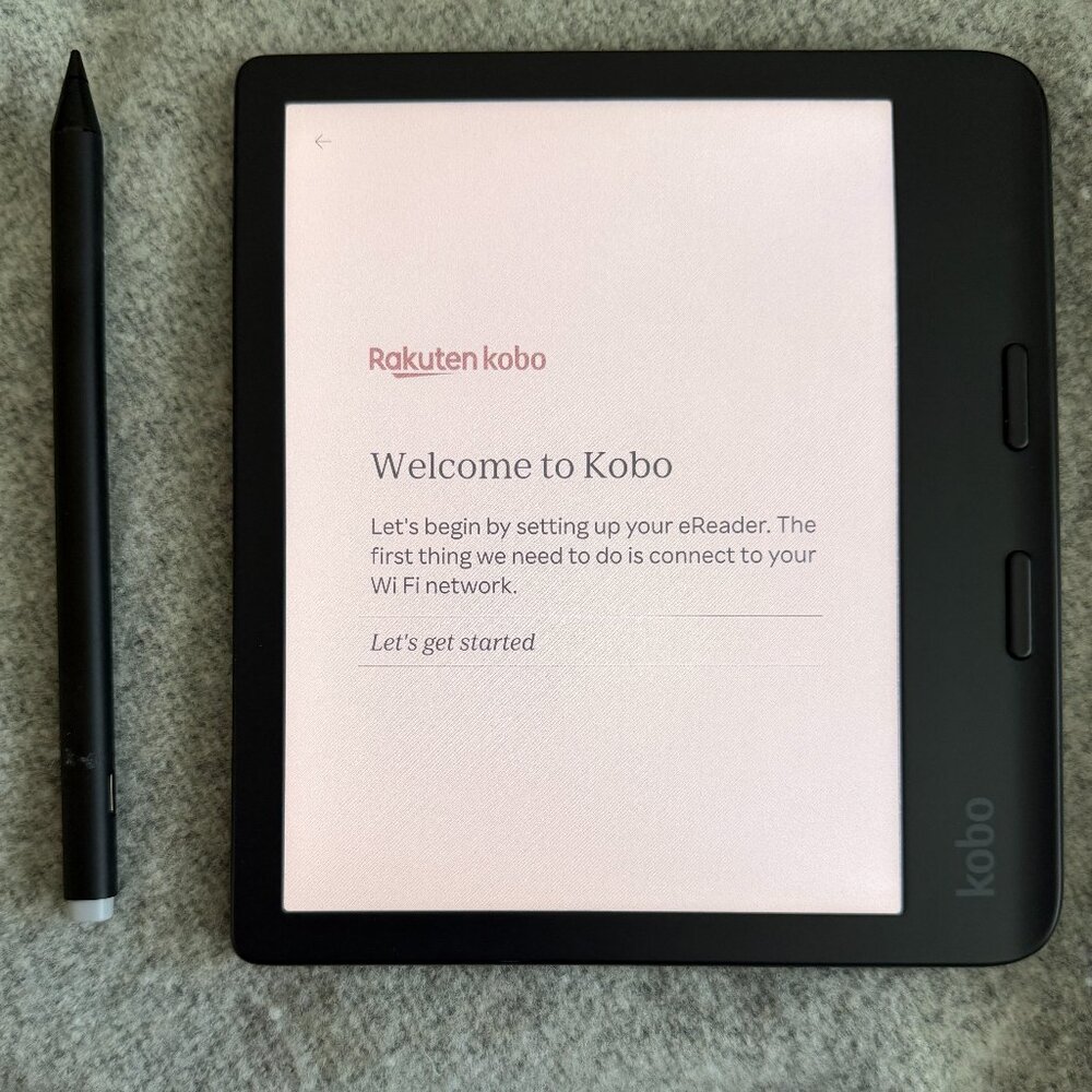 Kobo Libra Colour in Black + Kobo Stylus 2 + Stylus case